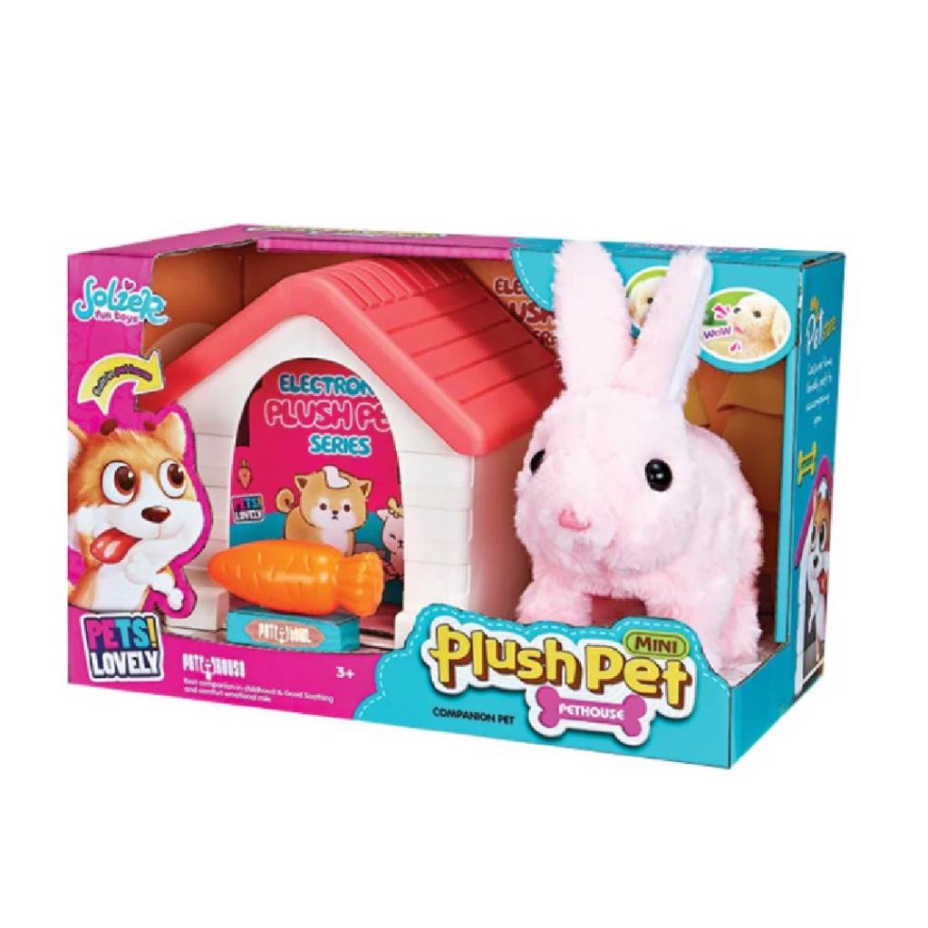 Plush Pet Mini – Electronic Bunny with Pet House